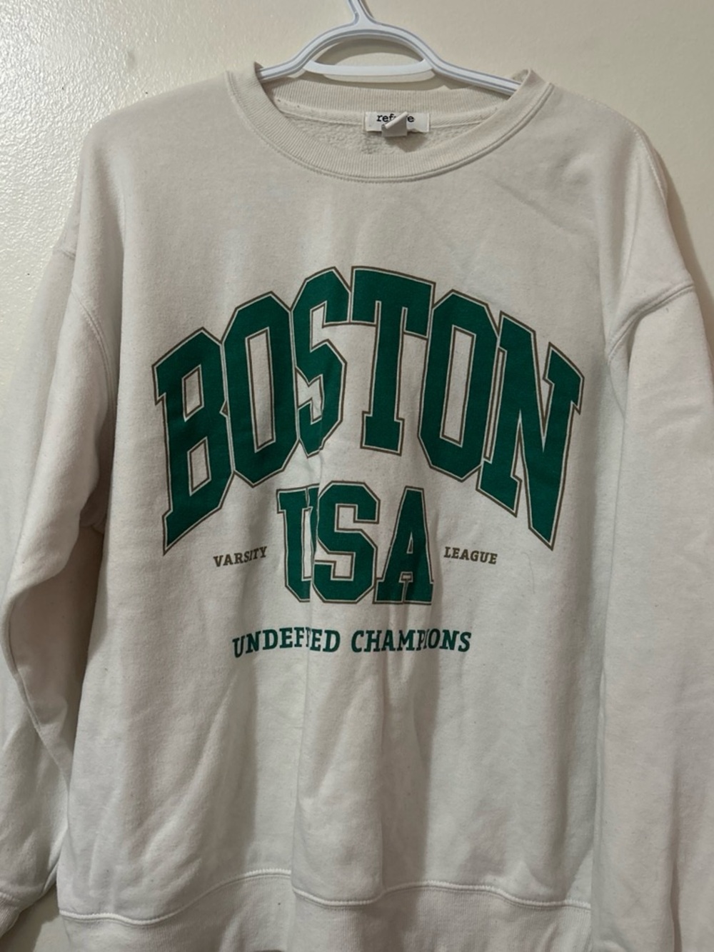 Boston USA Green Graphic Sweatshirt - Men's Crewneck